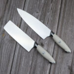 Fzkaly 2 Piece Professional Cooking Knife Set