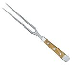 ALPHA OLIVE / Meat Fork 7″  / Forged Steel / Olive wood handle