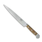 ALPHA OLIVE / Slicing / HAM Knife 8″ / Forged Steel / Olive wood handle