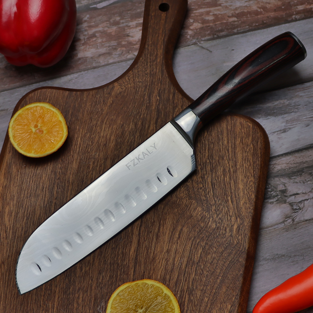 Fzkaly Santoku Knife 7"